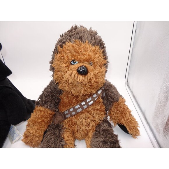 Build A Bear Star Wars Chewbacca Chewie Wookie 21" and Darth Vader - Picture 3 of 11